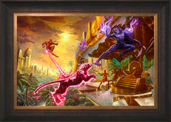 Black Panther Wall Art by Thomas Kinkade Studios Standard Number Canvas 18" x 27" Estate Bronze
