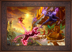 Black Panther Wall Art by Thomas Kinkade Studios Standard Number Canvas 18" x 27" Gallery Bronze