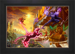 Black Panther Wall Art by Thomas Kinkade Studios Standard Number Canvas 24" x 36" Modern Black
