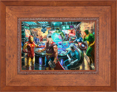 The Avengers Wall Art by Thomas Kinkade Studios Standard Number Canvas 12" x 18" Rustic Andalucian