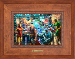 The Avengers Wall Art by Thomas Kinkade Studios Estate Edition Canvas 12" x 18" Rustic Andalucian