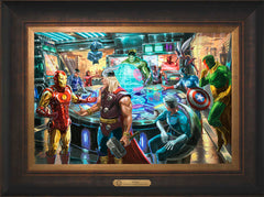 The Avengers Wall Art by Thomas Kinkade Studios Estate Edition Canvas 12" x 18" Estate Bronze