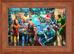 The Avengers Wall Art by Thomas Kinkade Studios Standard Number Canvas 24" x 36" Rustic Andalucian