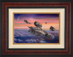 The Mandalorian ™ - The Escort Wall Art by Thomas Kinkade Studios Standard Number Canvas 12" x 18" Gallery Burl