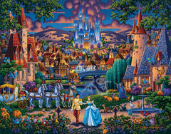 Cinderella's Enchanted Evening Wall Art by Eric Dowdle Canvas Gallery Wrap 11" x 14" Unframed