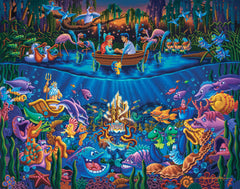 Little Mermaid - Part of Your World Wall Art by Eric Dowdle Canvas Gallery Wrap 11" x 14" Unframed