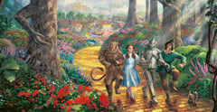 Follow The YELLOW BRICK ROAD® Wall Art by Thomas Kinkade Studios Canvas Gallery Wrap 16" x 31" Unframed