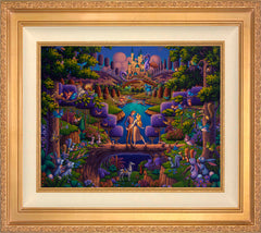 Sleeping Beauty - The Power of Love Wall Art by Eric Dowdle Standard Number Canvas 16" x 20" Antique Gold