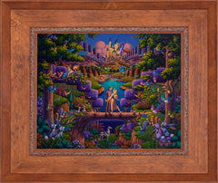 Sleeping Beauty - The Power of Love Wall Art by Eric Dowdle Standard Number Canvas 16" x 20" Rustic Andalucian