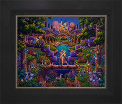 Sleeping Beauty - The Power of Love Wall Art by Eric Dowdle Standard Number Canvas 16" x 20" Modern Black