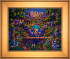 Sleeping Beauty - The Power of Love Wall Art by Eric Dowdle Standard Number Canvas 16" x 20" Gallery Gold