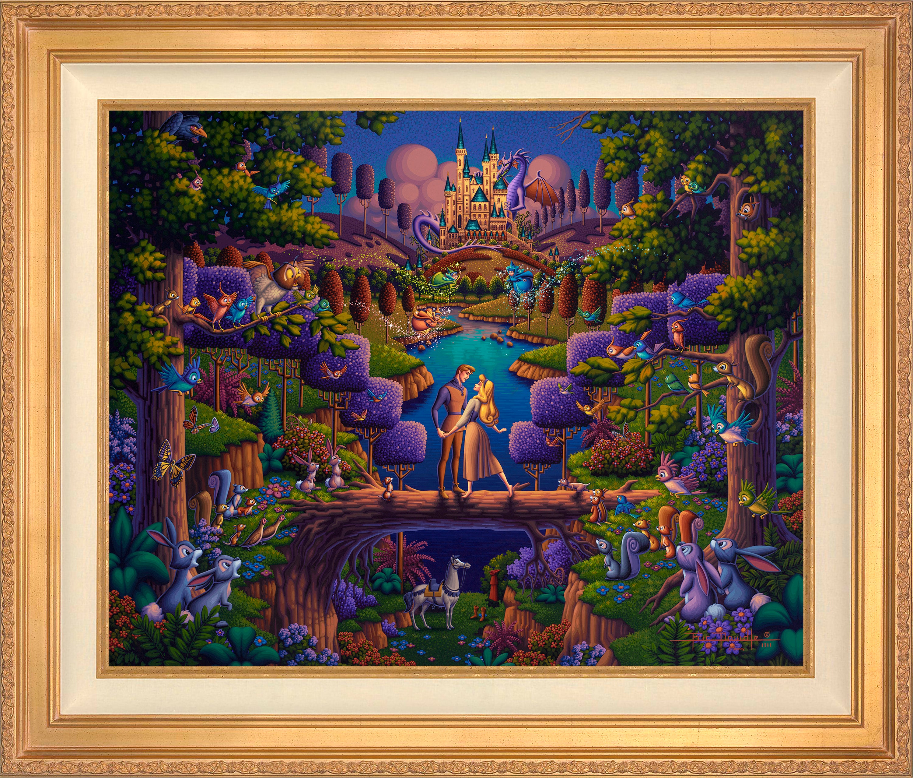 Sleeping Beauty - The Power of Love Wall Art by Eric Dowdle Standard Number Canvas 24