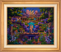 Sleeping Beauty - The Power of Love Wall Art by Eric Dowdle Standard Number Canvas 24" x 30" Antique Gold