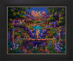 Sleeping Beauty - The Power of Love Wall Art by Eric Dowdle Standard Number Canvas 24" x 30" Modern Black