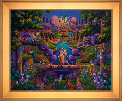 Sleeping Beauty - The Power of Love Wall Art by Eric Dowdle Standard Number Canvas 24" x 30" Gallery Gold
