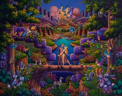 Sleeping Beauty - The Power of Love Wall Art by Eric Dowdle Canvas Gallery Wrap 11" x 14" Unframed