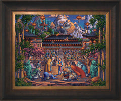 Mulan the Face in the Mirror Wall Art by Eric Dowdle Standard Number Canvas 16" x 20" Estate Bronze