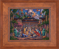 Mulan the Face in the Mirror Wall Art by Eric Dowdle Standard Number Canvas 16" x 20" Rustic Andalucian