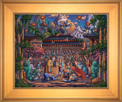 Mulan the Face in the Mirror Wall Art by Eric Dowdle Standard Number Canvas 16" x 20" Gallery Gold