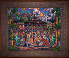 Mulan the Face in the Mirror Wall Art by Eric Dowdle Standard Number Canvas 16" x 20" Gallery Bronze