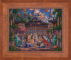 Mulan the Face in the Mirror Wall Art by Eric Dowdle Standard Number Canvas 24" x 30" Rustic Andalucian