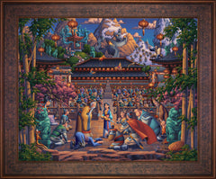 Mulan the Face in the Mirror Wall Art by Eric Dowdle Standard Number Canvas 24" x 30" Gallery Bronze