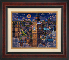 Peter Pan Learning to Fly Wall Art by Eric Dowdle Standard Number Canvas 16" x 20" Gallery Burl