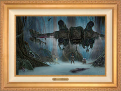 Do. Or do not. There is no try. Wall Art by Thomas Kinkade Studios Estate Edition Canvas 18" x 27" Antique Gold