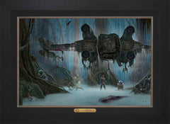 Do. Or do not. There is no try. Wall Art by Thomas Kinkade Studios Estate Edition Canvas 18" x 27" Modern Black