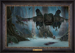Do. Or do not. There is no try. Wall Art by Thomas Kinkade Studios Estate Edition Canvas 18" x 27" Cabernet