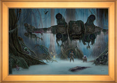 Do. Or do not. There is no try. Wall Art by Thomas Kinkade Studios Standard Number Canvas 24" x 36" Gallery Gold
