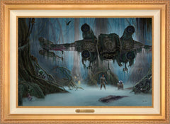 Do. Or do not. There is no try. Wall Art by Thomas Kinkade Studios Estate Edition Canvas 24" x 36" Antique Gold