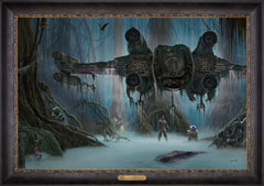 Do. Or do not. There is no try. Wall Art by Thomas Kinkade Studios Estate Edition Canvas 24" x 36" Cabernet