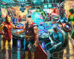 The Avengers Wall Art by Thomas Kinkade Studios Canvas Gallery Wrap 24" x 30" Unframed