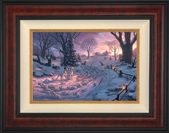 Disney 101 Dalmatians on the Run Wall Art by Thomas Kinkade Studios Standard Number Canvas 12" x 18" Gallery Burl