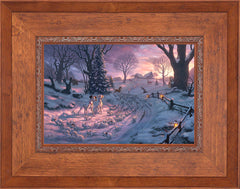 Disney 101 Dalmatians on the Run Wall Art by Thomas Kinkade Studios Standard Number Canvas 12" x 18" Rustic Andalucian
