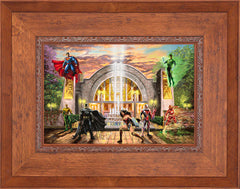 Hall of Justice Wall Art by Thomas Kinkade Studios Standard Number Canvas 12" x 18" Rustic Andalucian