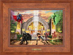 Hall of Justice Wall Art by Thomas Kinkade Studios Estate Edition Canvas 18" x 27" Rustic Andalucian