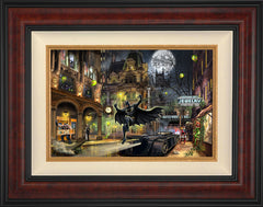 Batman™ Gotham City™ Wall Art by Thomas Kinkade Studios Standard Number Canvas 12" x 18" Gallery Burl