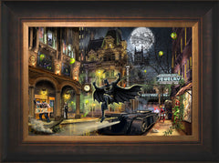 Batman™ Gotham City™ Wall Art by Thomas Kinkade Studios Standard Number Canvas 12" x 18" Estate Bronze
