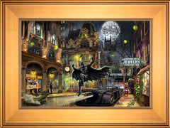 Batman™ Gotham City™ Wall Art by Thomas Kinkade Studios Standard Number Canvas 12" x 18" Gallery Gold