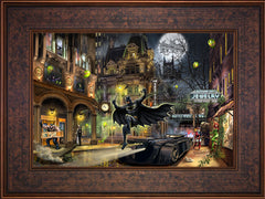 Batman™ Gotham City™ Wall Art by Thomas Kinkade Studios Standard Number Canvas 12" x 18" Gallery Bronze