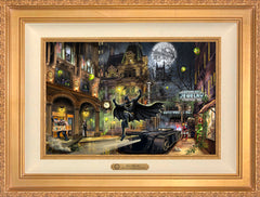 Batman™ Gotham City™ Wall Art by Thomas Kinkade Studios Estate Edition Canvas 12" x 18" Antique Gold