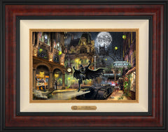 Batman™ Gotham City™ Wall Art by Thomas Kinkade Studios Estate Edition Canvas 12" x 18" Gallery Burl