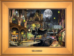 Batman™ Gotham City™ Wall Art by Thomas Kinkade Studios Estate Edition Canvas 12" x 18" Gallery Gold