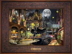 Batman™ Gotham City™ Wall Art by Thomas Kinkade Studios Estate Edition Canvas 12" x 18" Gallery Bronze