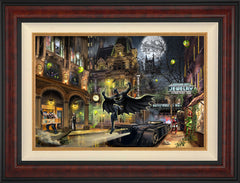 Batman™ Gotham City™ Wall Art by Thomas Kinkade Studios Standard Number Canvas 18" x 27" Gallery Burl