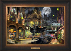 Batman™ Gotham City™ Wall Art by Thomas Kinkade Studios Estate Edition Canvas 18" x 27" Estate Bronze