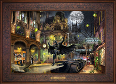 Batman™ Gotham City™ Wall Art by Thomas Kinkade Studios Estate Edition Canvas 18" x 27" Gallery Bronze