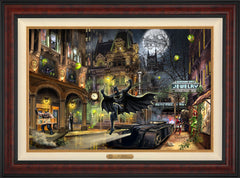 Batman™ Gotham City™ Wall Art by Thomas Kinkade Studios Estate Edition Canvas 24" x 36" Gallery Burl